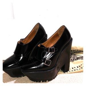 REAL BURBERRY PRORSUM OXFORD HEELS